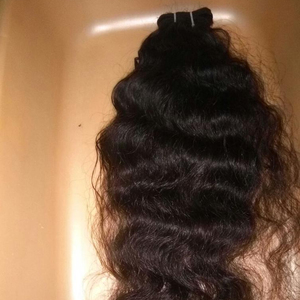 Mejores ventas al por mayor Remy indio libre de derramamiento de extensiones de cabello paquetes de cabello virgen Remy 100% máquina de cabello humano natural Doble - Product Image 1