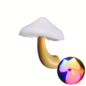 <b>Light</b> Sensitive Mushroom Lamp Sensing Bedside Colorful Room <b>Light</b> for Kids Bedroom Decoration <b>Plug</b> in - Product Image 1