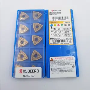 WNMG080408PG CA025P Kyocera เปลี่ยนแทรกเครื่องมือตัดคาร์ไบด์แทรก