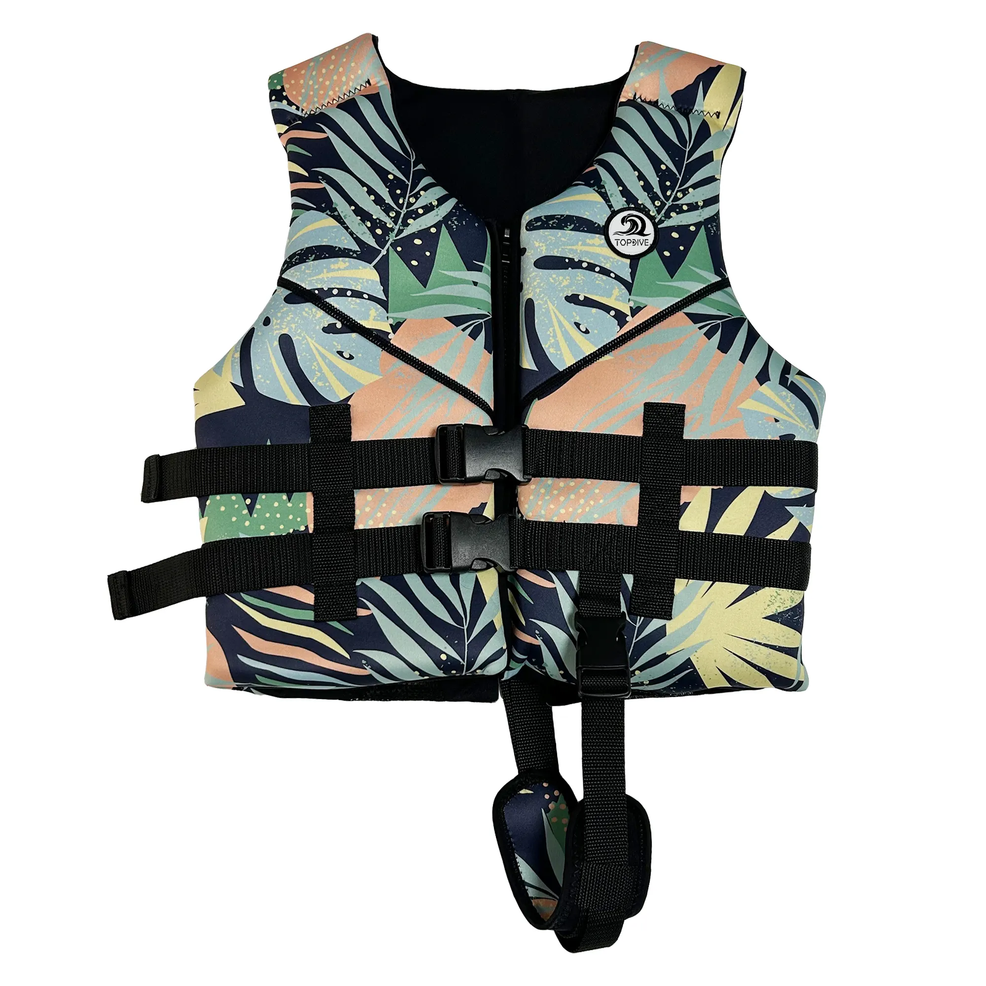 Custom Printed Pattern Waterproof Toddler Baby Life Jacket Boy Girl Safety Vest Neoprene Floating Kids Swim Vest