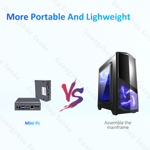 Mini PC 16 Go i7 avec Wi-Fi intégré, compatible Windows 11 pour ordinateur de bureau domestique, boîtier Sk-zq100a 4G robuste avec Windows embarqué - Product Image 3