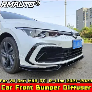 Kit de Carrocería para VW Golf MK8 GTI R-Line 2021-2023, Difusor de Parachoques Delantero Negro Brillante, Protector de Parachoques Delantero, Accesorios para Automóviles - Product Image 2
