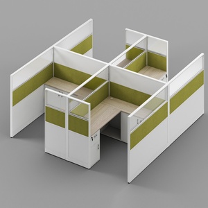 Meubles de bureau modernes de l'usine de Guangzhou : Bureau, poste de travail, cabine de direction, cloisons de bureau, table de poste de travail - Product Image 6