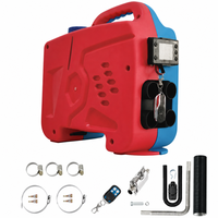 5KW Dikey Hepsi Bir Arada Dizel Park Isıtıcısı 12V 24V 220V Üçü Bir Arada Güç Kaynağı Dahili Depo LCD ve Uzaktan Kumanda Kamyon Garajı için