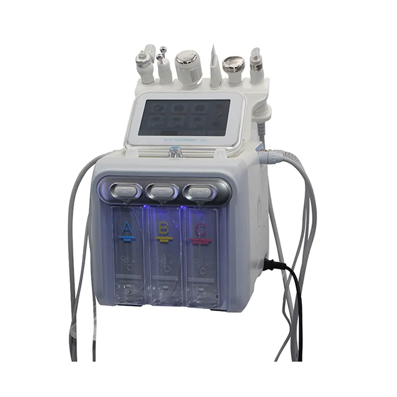 6 en 1 Hydrodermabrasion Skin Care Hydro Hydra Water Facial Machine con Led Mask Hydra beauty facial Machine