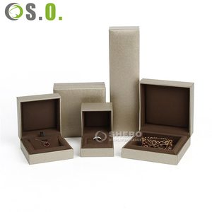 Factory Direct Sale Jewelry Full Set <b>Leather</b> Paper Box Set High-end <b>Bracelet</b> Pendant Package with Logo OEM ODM Jewelry Paper Box - Product Image 5