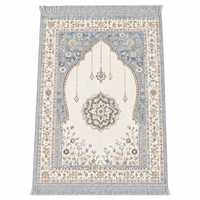 Großhandel Günstiger Polyester Waschbarer Puzzle-Muster Gebetsteppich Kristallvelours Teppich HD-Druck Wohnzimmer Anbetungsteppich