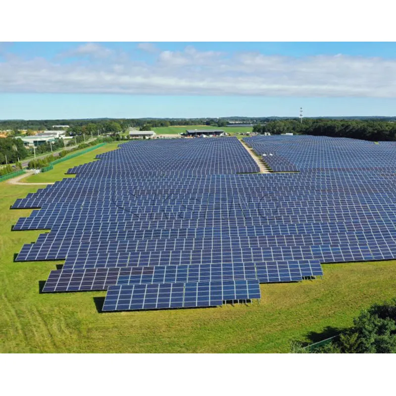 1 MW الشمسية مزرعة الزراعية نظام الكهروضوئية الشمسية الأرض نظام التركيب الطاقة الشمسية مزرعة