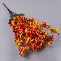Branche de fleurs de pêcher et de prunier en soie pour arrangements floraux intérieurs de mariages et d'hôtels, ornement floral artificiel réaliste