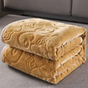 Cobertor de lã 100% poliéster supermacio de alta qualidade lençol de flanela cobertor de lã roxo adulto
