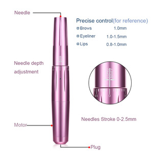 Machine à tatouer les sourcils électrique Ybeauty, crayon magnétique rouge pour tatouage des lèvres et des sourcils, maquillage permanent - Product Image 3