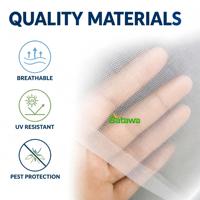 Filet anti-insectes blanc 60 mailles pour la ventilation des serres, sans pesticide, filet anti-insectes organique