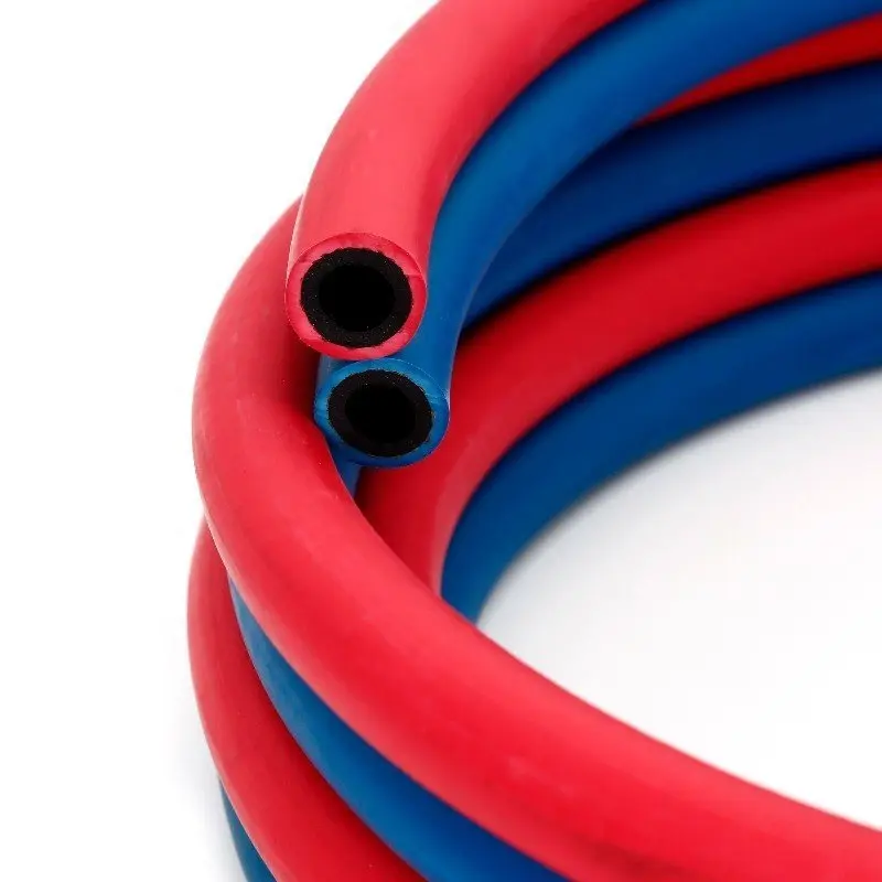 6Mm 9Mm 12Mm Blauw Rood Rubber Zuurstof/Acetyleen Slang/Twin Lassen Slang