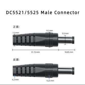 White DC USB <strong>Cable</strong> 5V 12V 1A Step Boost Converter 3A Fast Charging <strong>3.5</strong>*1.35mm Router LED Strip Light 22 Awg 2464 Pure Computer - Product Image 5