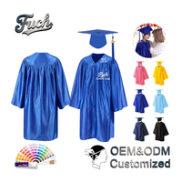 Conjunto de toga y birrete de graduación personalizados para niños, con borla, para fiesta 2026, de alta calidad, a la moda, para graduación de jardín de infancia