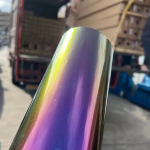 TOPSEE – film vinyle <span class=keywords><strong>super</strong></span> brillant motif <span class=keywords><strong>licorne</strong></span> céleste, film de couleur changeante pour voiture avec doublure en plastique PET - Product Image 1
