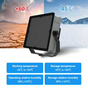 GD437 Avertisseur sonore compact avec stroboscope LED, microphone intégré, commande vocale, télécommande et prise en charge d'applications pour le contrôle des foules et la dissuasion des vols - Product Image 5