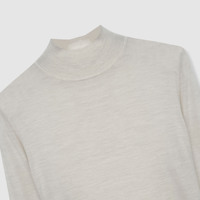 Pull en Laine Pure Premium pour Femme à Col Montant, Coupe Slim, Idéal pour la Mode Urbaine - Expédition en Gros