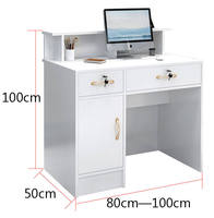 Comptoir de bar, caisse, design minimaliste moderne, bois, rectangulaire, démontable, comptoir de réception commercial, hôtel, magasins de vêtements