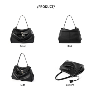 Marque Privée <span class=keywords><strong>Sac</strong></span> à Main Cuir Luxe Femme Usine Logo Personnalisé Créateur <span class=keywords><strong>Sac</strong></span> Cabas Forme Trapèze Haut de Gamme Grossiste - Product Image 5