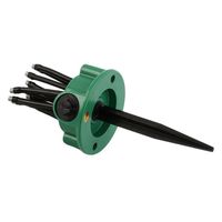 Bluebird BB-3405 12 Kepala 360 Gear Drive Automatic Rotating Lawn & Farm Water Sprinkler Konstruksi Plastik Tekanan 15-90psi