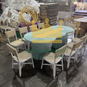 Artisan Handmade Rattan <b>Kids</b> <b>Chair</b> Wholesale Supplier Eco Friendly Baby Furniture for Birthday Party Wedding Decoration - Product Image 3