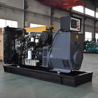 Générateur diesel de type ouvert de haute qualité 120 kW/150 kVA pour l'exploitation minière industrielle, alimenté par moteur triphasé 480 V ATS, refroidissement par eau