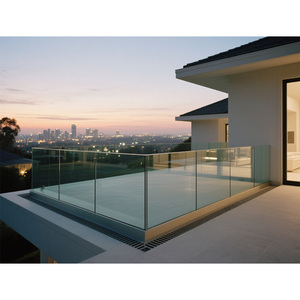 Tầm nhìn toàn cảnh tay vịn và lan can kính tối giản-kính nhiều lớp cho các ngôi nhà nhìn ra biển và nền tảng xem - Product Image 2