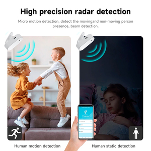 Tuya ZigBee Mmwave Con Người Hiện Diện Cảm Biến Chuyển Động 24G Radar Sóng Con Người Detector Phát Hiện Chuyển Động Tuya Cuộc Sống Thông Minh Ứng Dụng Điều Khiển - Product Image 3