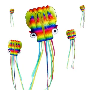 wholesale Large Easy Flyer Beach Kite Toy Large Octopus Kite For Kids And Adult