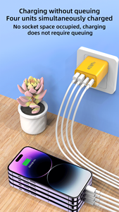 <strong>USB</strong> Charger Multiple 4 Ports Fast Charger Charging <strong>Plug</strong> <strong>USB</strong> C <strong>USB</strong> a Phone Charger Travel Adapter <strong>UK</strong> EU US <strong>Plug</strong> (10W Max) - Product Image 6