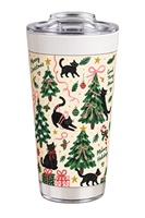 Mug publicitaire personnalisé en acier inoxydable avec insert en papier anti-renversement, cadeau de Noël, tasse à peindre soi-même