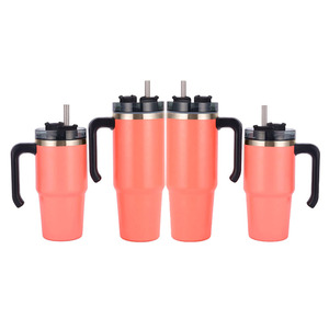 20 Oz Tumbler With Handle Stainless Steel Double Wall Vacuum Insulated Coffee Mug Insulated Tumbler - Product Image 2