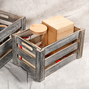 Wholesale Multifunction 15.7*10.2*10.2 Beer Wooden Crate Wooden Fruit Crate