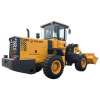 Chargeuse sur pneus Taijin avec moteur diesel Deutz 92 kW, capacité de 3 tonnes, certifiée CE, haute efficacité, équipement de construction