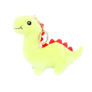 Porte-clés dinosaure en peluche <span class=keywords><strong>Triceratops</strong></span>, petit pendentif mignon pour sac d'école, 15 cm, rembourré en coton PP - Product Image 1