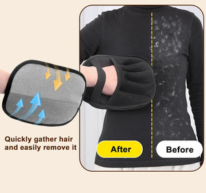 Brosse de toilettage électrostatique réutilisable en polyester pour chats et chiens, conception à cinq doigts, pour <span class=keywords><strong>le</strong></span> linge, les tapis et les sièges de voiture - Product Image 5