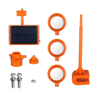 Năng lượng mặt trời Powered giọng nói chim răn đe thiết bị với 3 miếng 360 độ rộng phạm vi phản chiếu xoay lăng kính ly - Product Image 6