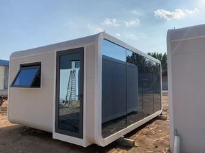 Casas Prefabricadas Tipo Cabaña Apple, Villas Modernas Modulares, Oficina Pequeña Tipo Cabaña Apple para Terrenos Vacíos - Product Image 3