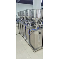 Machine de remplissage pneumatique à piston pour crème cosmétique, pâte épaisse, shampoing, savon liquide, flacons et pots de 50 à 500 ml