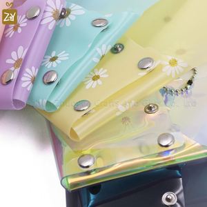<b>Lipstick</b> Case Keychain PVC Vertical Clear <b>Lipstick</b> Pouch Flower Printed Waterproof <b>Mini</b> Storage - Product Image 4