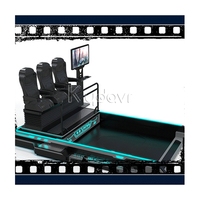 Simulateur de cinéma mobile 7D 9D avec camion, cinéma mobile 7D, jeu en cabine 3D 4D 5D, fauteuil de cinéma à mouvement