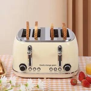 Odm Wasserkocher und Toaster Set 4 Scheiben Edelstahl Commercial Electrical Toaster