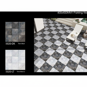 Heavy Duty Parking Floor Tiles 40x40cm 400x400mm <b>Matt</b> Ceramic Flooring for <b>Outdoor</b> Driveway and Garage - Product Image 1