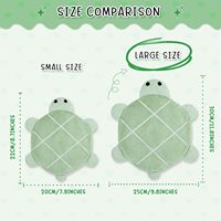 Coussin chauffant en peluche en forme de tortue, sans parfum, pour soulager les crampes menstruelles