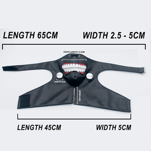 Tokyo <span class=keywords><strong>Ghoul</strong></span> Cosplay <span class=keywords><strong>Masque</strong></span> Look Cuir Noir avec Fermeture Éclair Dents <span class=keywords><strong>Ghoul</strong></span> <span class=keywords><strong>Masque</strong></span> Party Supplies Parfait pour Noël - Product Image 3