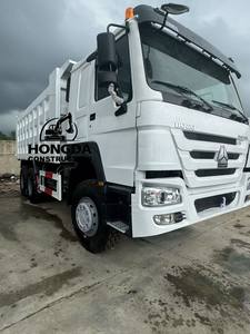 Camion benne diesel Howo 371 d'occasion, conduite à droite, 6x4, régulateur de vitesse adaptatif, boîte de vitesses automatique rapide, Euro 5, pour l'exploitation minière - Product Image 4