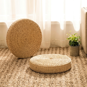 Handcrafted Water Hyacinth Cushion <b>Pad</b> Natural Fiber Woven Seat Cushion for <b>Chair</b> Boho Home Decor Wholesale Vietnam - Product Image 1