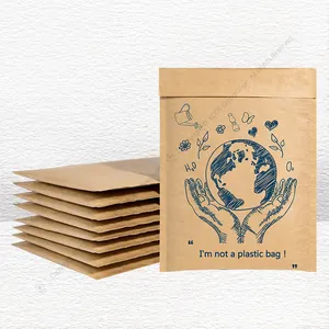 A4 Size Honeycomb Mailer Kraft Paper Mailing Bags For Shipping Items