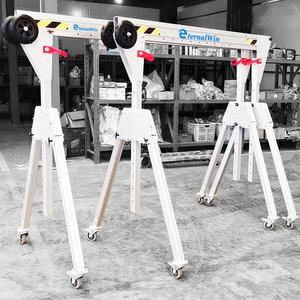 رافعة جسرية متحركة يدوية الارتفاع قابلة للتعديل من سبائك الألومنيوم رافعة جسرية متنقلة - Product Image 2